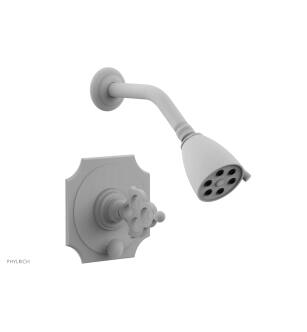 Phylrich 4-471/050 Maison Blade Handle Pressure Balance Shower and Diverter Set in White