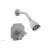 Phylrich 4-471/050 Maison Blade Handle Pressure Balance Shower and Diverter Set in White