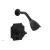 Phylrich 4-471/040 Maison Blade Handle Pressure Balance Shower and Diverter Set in Black