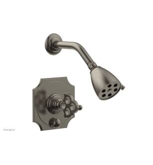 Phylrich 4-471/15A Maison Blade Handle Pressure Balance Shower and Diverter Set in Pewter
