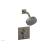 Phylrich 4-195/15A Basic II Lever Handle Pressure Balance Shower and Diverter Set in Pewter