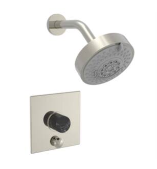Phylrich 4-194/014 Basic II Marble Handle Pressure Balance Shower and Diverter Set in Polished Nickel