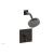 Phylrich 4-193/10B Basic II Smooth Handle Pressure Balance Shower and Diverter Set in Distressed Bronze/Oil Rubbed Bronze