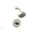Phylrich 4-190/015 Basic II Marble Handle Pressure Balance Shower and Diverter Set in Satin Nickel