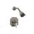 Phylrich 4-163/15A Henri Marble Handle Pressure Balance Shower and Diverter Set in Pewter
