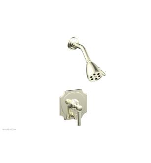 Phylrich 4-162/15B Henri Lever Handle Pressure Balance Shower and Diverter Set in Brushed Nickel