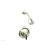 Phylrich 4-160/15B Hex Traditional Lever Handle Pressure Balance Shower and Diverter Set in Brushed Nickel