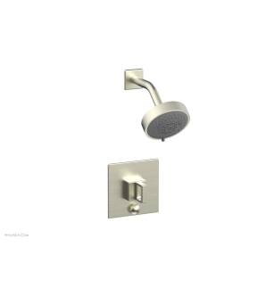 Phylrich 4-144/015 Mix Ring Handle Pressure Balance Shower and Diverter Set in Satin Nickel