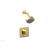 Phylrich 4-144/024 Mix Ring Handle Pressure Balance Shower and Diverter Set in Satin Gold
