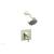 Phylrich 4-143/15B Mix Lever Handle Pressure Balance Shower and Diverter Set in Brushed Nickel