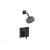 Phylrich 4-143/10B Mix Lever Handle Pressure Balance Shower and Diverter Set in Distressed Bronze/Oil Rubbed Bronze