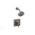 Phylrich 4-143/15A Mix Lever Handle Pressure Balance Shower and Diverter Set in Pewter