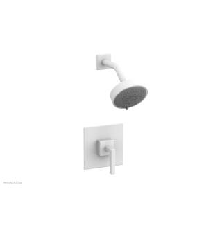 Phylrich 290-22/050 Mix Lever Handle Pressure Balance Shower Set in White