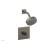 Phylrich 230S-23/15A Basic II Marble Handle Pressure Balance Shower Set in Pewter