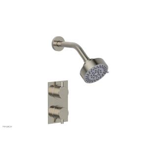 Phylrich 230-30/014 Basic II Lever Handle Thermostatic Shower Set with Volume Control in Polished Nickel