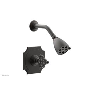 Phylrich 164-21/10B Maison Blade Handle Pressure Balance Shower Set in Distressed Bronze/Oil Rubbed Bronze