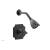 Phylrich 164-21/10B Maison Blade Handle Pressure Balance Shower Set in Distressed Bronze/Oil Rubbed Bronze