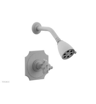 Phylrich 164-21/050 Maison Blade Handle Pressure Balance Shower Set in White