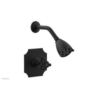 Phylrich 164-21/040 Maison Blade Handle Pressure Balance Shower Set in Black