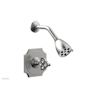 Phylrich 164-21/26D Maison Blade Handle Pressure Balance Shower Set in Satin Chrome