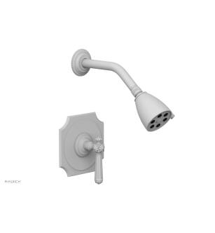 Phylrich 162-22/050 Marvelle Lever Handle Pressure Balance Shower Set in White