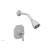Phylrich 162-22/050 Marvelle Lever Handle Pressure Balance Shower Set in White