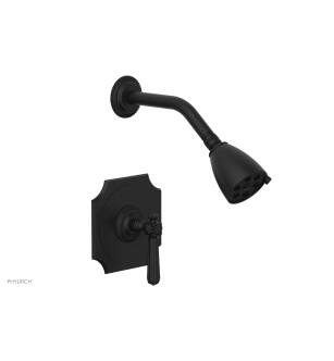 Phylrich 162-22/040 Marvelle Lever Handle Pressure Balance Shower Set in Black