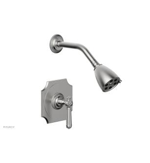 Phylrich 162-22/26D Marvelle Lever Handle Pressure Balance Shower Set in Satin Chrome