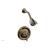 Phylrich DPB3100/047 Revere & Savannah Straight Handle Pressure Balance Shower Set in Brass/Antique Brass