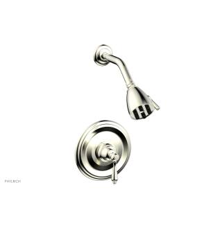 Phylrich DPB3100/015 Revere & Savannah Straight Handle Pressure Balance Shower Set in Satin Nickel
