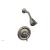 Phylrich DPB3100/15A Revere & Savannah Straight Handle Pressure Balance Shower Set in Pewter