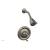 Phylrich DPB3102/15A Revere & Savannah Curved Handle Pressure Balance Shower Set in Pewter