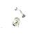 Phylrich DPB3206/015 3Ring Curved Handle Pressure Balance Shower Set in Satin Nickel