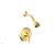 Phylrich DPB3206/24B 3Ring Curved Handle Pressure Balance Shower Set in Gold