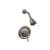 Phylrich DPB3205/15A 3Ring Straight Handle Pressure Balance Shower Set in Pewter