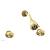 Phylrich K3361/025 Georgian & Barcelona Two Round Handle Shower Set in Polished Gold