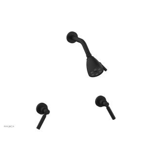 Phylrich D3130/040 Basic Two Lever Handle Shower Set in Black