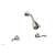 Phylrich D3206/014 3Ring Straight Handle Shower Set in Polished Nickel