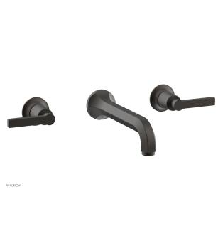 Phylrich 501-57/10B Hex Modern 8 1/4" Two Lever Handle Widespread/Wall Mount Roman Tub Faucet in Distressed Bronze/Oil Rubbed Bronze