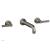 Phylrich 501-57/15A Hex Modern 8 1/4" Two Lever Handle Widespread/Wall Mount Roman Tub Faucet in Pewter