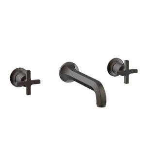 Phylrich 501-56/10B Hex Modern 8 1/4" Two Cross Handle Widespread/Wall Mount Roman Tub Faucet in Distressed Bronze/Oil Rubbed Bronze