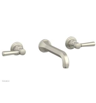 Phylrich 500-57/15B Hex Traditional 8 1/4" Two Lever Handle Widespread/Wall Mount Roman Tub Faucet in Brushed Nickel