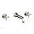 Phylrich 500-56/014 Hex Traditional 8 1/4" Two Cross Handle Widespread/Wall Mount Roman Tub Faucet in Polished Nickel