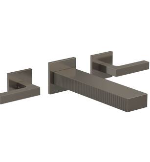 Phylrich 291-57/047 Stria 8 3/4" Two Lever Handle Widespread/Wall Mount Roman Tub Faucet in Brass/Antique Brass added