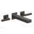 Phylrich 291-57/10B Stria 8 3/4" Two Lever Handle Widespread/Wall Mount Roman Tub Faucet in Distressed Bronze/Oil Rubbed Bronze