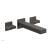 Phylrich 291-56/10B Stria 8 3/4" Two Blade Handle Widespread/Wall Mount Roman Tub Faucet in Distressed Bronze/Oil Rubbed Bronze