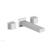 Phylrich 290-59/050 Mix 8 3/4" Two Cube Handle Widespread/Wall Mount Roman Tub Faucet in White