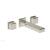Phylrich 290-59/014 Mix 8 3/4" Two Cube Handle Widespread/Wall Mount Roman Tub Faucet in Polished Nickel