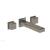 Phylrich 290-59/15A Mix 8 3/4" Two Cube Handle Widespread/Wall Mount Roman Tub Faucet in Pewter