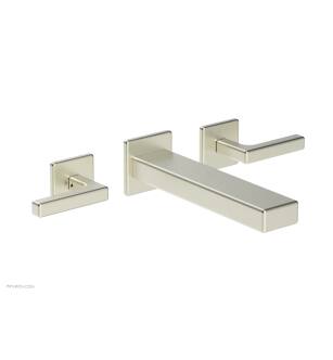 Phylrich 290-57/015 Mix 10 1/8" Two Lever Handle Widespread/Wall Mount Roman Tub Faucet in Satin Nickel